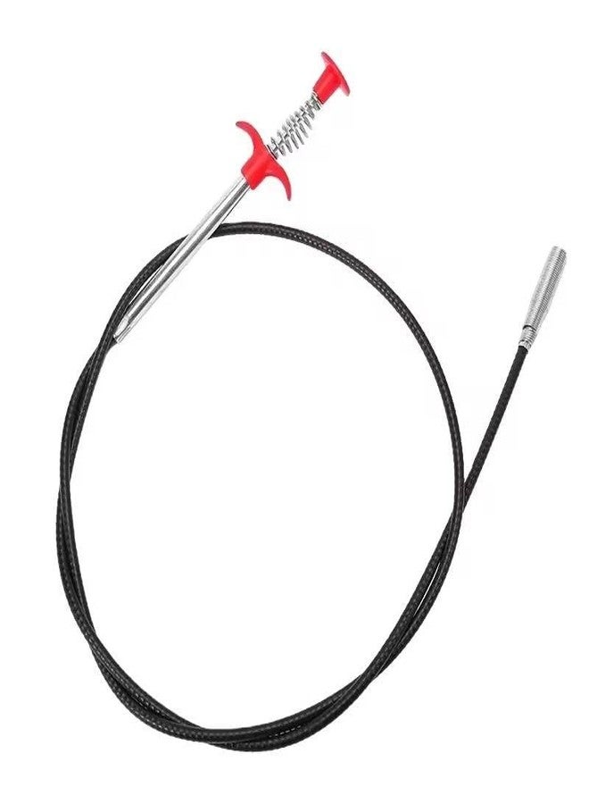 Homecure Drain Cleaner Stainless Steel Wire for Kitchen Sink, Bathroom & Floor Drains | Unblocked Kitchen Bath Basin Hairs Remover | Flexible Stainless Steel Pipe Cleaning Tool with Handle | - Image 5
